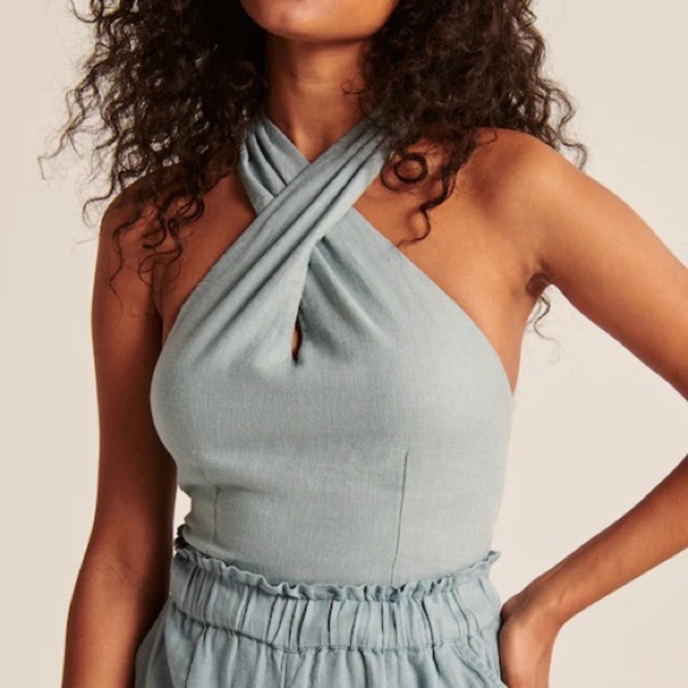 Abercrombie halter crop top